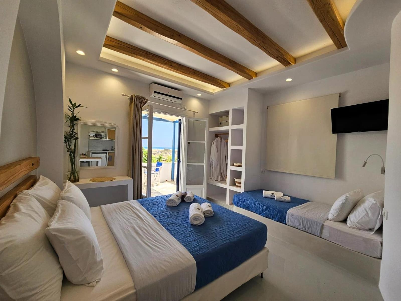 Coralli Beach Apartments Mikri Vigla Luaran gambar